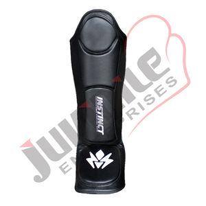 Protector de Espinilla de Cuero Sintético de Alta Gama Personalizado al por Mayor, Duradero, para Entrenamiento de Kick Boxing y MMA, Equipo de Protección de Muay Thai - Product Image 2