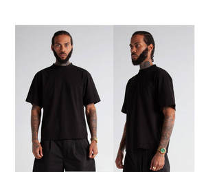 Shaka Wear Mens Max Heavyweight T-shirt 7,5 oz Max Heavyweight 100% Camiseta de algodón para hombres Loose Street Fashion - Product Image 3