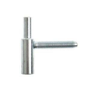 Charnière à tourillon inférieur 60, diamètre: 13,5 à visser 4.1, 607-02-00/WP-Argent galvanisé - Product Image 1