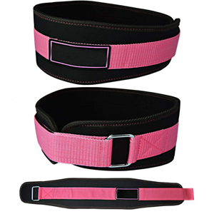 เข็มขัดยกน้ำหนักแบบล็อคตัวเอง ทำจากนีโอพรีน ทนทาน ไนลอน สำหรับออกกำลังกายในยิม ปรับขนาดได้ - Product Image 5