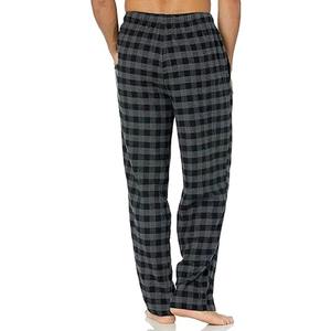 Ropa de dormir de franela de algodón personalizada unisex, pantalones cortos de franela pesada con interior acogedor y estilo sexy holgado - Product Image 2
