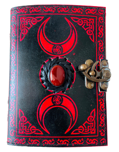 สมุดร่างหนังขนาดใหญ่สำหรับผู้หญิงหนังสือวินเทจดวงอาทิตย์ & ดวงจันทร์สมุดสเก็ตช์ภาพเงาสมุดบันทึกการเดินทางการเขียนสำหรับนักเดินทาง - Product Image 3