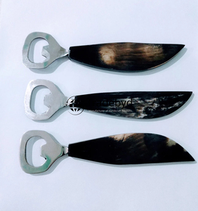 Abrebotellas de cuerno de lujo Opción de regalo corporativo pensativo para clientes de Tradebyd - Product Image 1