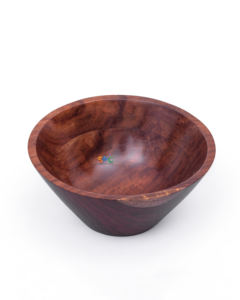 Bol en bois naturel 100% fait à la main pour la salade, vaisselle, ensemble de plats, bol en bois naturel - Product Image 5