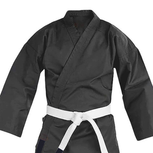 Alta calidad cómodo 100% 10 OZ algodón hombres Karate uniformes transpirable 9oz logotipo personalizado OEM jóvenes adultos ropa de artes marciales - Product Image 4
