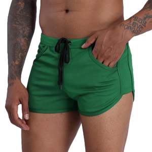 Alta calidad personalizado gimnasio Super suave transpirable Joggers malla pantalones cortos Casual liso Fitness pantalones cortos entrenamiento verano algodón pantalones cortos - Product Image 1