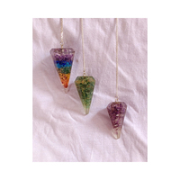 Pendules de qualité standard Pendules d'orgone en pierres précieuses Aventurine verte du fournisseur indien Acheter au meilleur prix