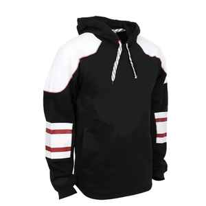 Sweat à capuche drôle de hockey sur glace à manches longues brodé par sublimation pour hommes Vente en gros 100% polyester personnalisé OEM - Product Image 3