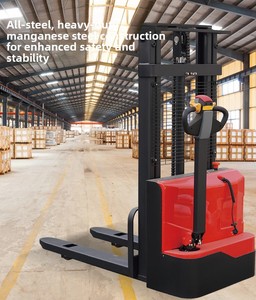 Электрический вилочный погрузчик с полным электрическим приводом, без оператора, с передним движением, для подъема и штабелирования, 560 мм - Product Image 4