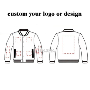 Custom Design Eco Friendly <b>Canvas</b> Letterman College <b>Jacket</b> <b>Mens</b> 2026 Custom High Street Winter Stand Collar Blank - Product Image 5