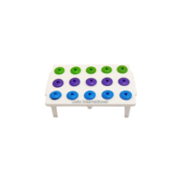 Boîte de rangement pour instruments d'implant dentaire en plastique à 15 compartiments, autoclavable, organiseur d'instruments d'implant dentaire, étui de stérilisation professionnel