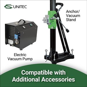 Forets diamantés à double vitesse et couple élevé pour le perçage humide et sec de la maçonnerie et du béton, portatifs, pour des diamètres jusqu'à 3 pouces - Product Image 4