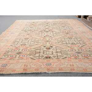 Tapis turc vintage 4,9 x 7,1 pieds, tapis d'intérieur, tapis persan rouge - Product Image 3