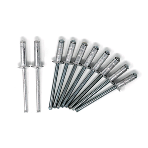 Rivets aveugles à extrémité fermée en acier inoxydable 304, étanches et scellés, pour tôles métalliques - Product Image 1