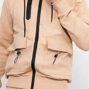 OEM vente en gros personnaliser top vente Streetwear ensemble de survêtements coupe-vent survêtements d'hiver pour hommes - Product Image 6