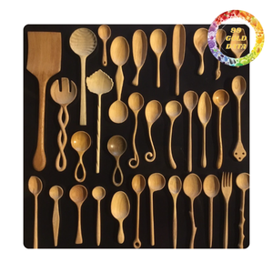 Cuillère, fourchette et spatule faites à la main pour un usage quotidien | De nombreuses formes et tailles différentes | Origine vietnamienne - Product Image 4