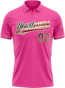 Polo de golf para hombre con bordado o estampado personalizado OEM de manga corta de talla grande, fabricación de ropa deportiva directa de fábrica - Product Image 2