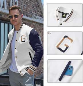 Nueva moda de bajo precio para hombre chaquetas de bombardero béisbol clásico superior invierno prendas de vestir chaqueta universitaria - Product Image 3