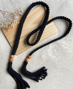 Black Rope <b>Tie</b>-<b>back</b>, Home Decor, Curtain <b>Tie</b>-<b>back</b> - Product Image 1