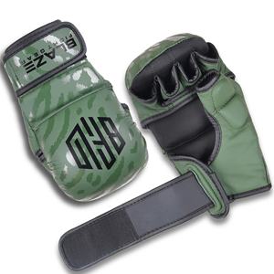 Tiger Top Rank 7oz MMA Sparring <b>Gloves</b> <b>Men</b> Women Open Palm Half Finger UFC Leather <b>Gloves</b> Training Kickboxing Martial Arts - Product Image 3
