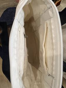 Sac en toile mixte rotin noir premium du Vietnam - Product Image 2