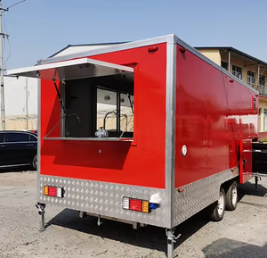 High Quality Fiberglass Towable Double Layer Mobile Food <b>Trailer</b> Fast Food Truck Ice Cream Truck Concession Street Low Price 5 - Product Image 4