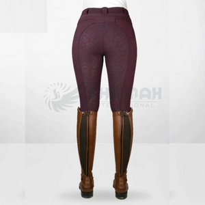 Women Training <b>Equestrian</b> Tights Soft Touch Fabric Comfortable High Waist Design Providing Place Fit Ideal For Horse Riding - Product Image 2