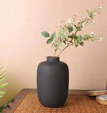 Handmade Modern Design Round <b>Black</b> Powder Coated <b>Flower</b> <b>Vase</b> Tabletop Floor Stand for Home Decor Wedding Christmas Decoration - Product Image 4
