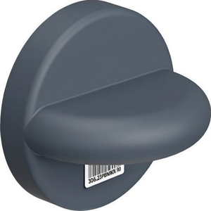HEWI 306.23PBNRKN 90 Manijas de Plástico para Puertas y Ventanas con Roseta para Llave y Escutcheon Redondo de 90 mm, Palanca/Perno de 10.5 mm de Grosor - Product Image 3