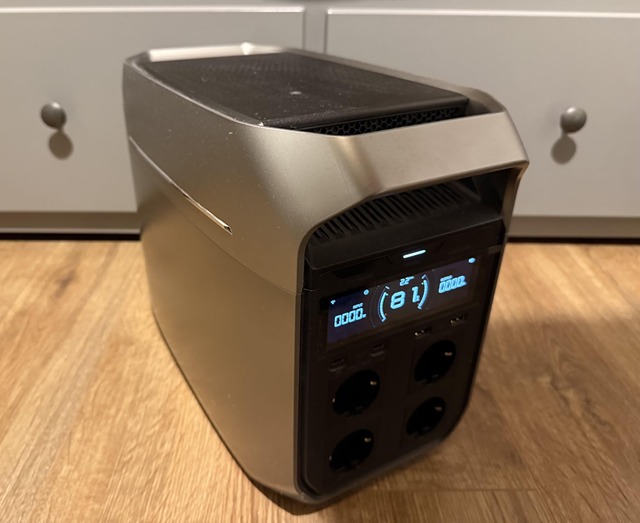 Factory Sell DELTA3PlusSeries Portable Power Station with Pure Sine Wave Inverter External Battery MPPT Controller