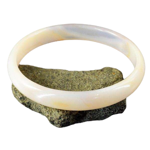 Brazaletes de Ónix Verde, Joyería de Ónix, Brazaletes, Brazalete de Ónix Blanco - Product Image 4