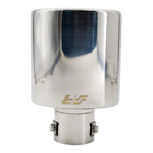 Tuyau d'échappement incliné ovale en acier inoxydable de 57 mm - Product Image 5