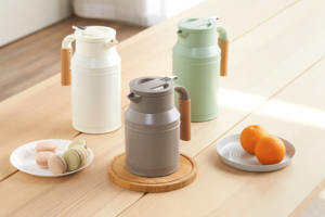 ¡Calidad excepcional, buen precio, 1,5 l! Frasco de vacío de acero inoxidable, tanque de leche, tetera térmica de 1,0 L - Product Image 5