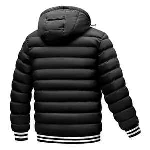 Hot Selling Hooded <b>Puffer</b> <b>Jacket</b> Latest Design <b>Cheap</b> Price Men <b>Puffer</b> <b>Jacket</b> Custom Made Men <b>Puffer</b> <b>Jacket</b> - Product Image 3