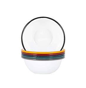 Bol de service moderne en métal de qualité supérieure Design polyvalent pour salade de fruits pour restaurant Home Party Kitchen Use - Product Image 2