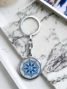 DAFNI BIG PAZAR Fashion Alloy Enamel Gold Carabiner Keychain with Unique Enamelled Tips and 3D Shape Embossing Printing - Product Image 4