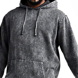 Conjunto Deportivo de Hombre con Sudadera y Pantalones Jogger con Lavado Ácido, Ropa Deportiva de Invierno con Forro Polar, Logotipo Personalizado, Venta al Por Mayor, Calidad de Exportación OEM - Product Image 6