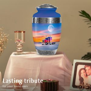 Urne de crémation de camionneur pour cendres humaines Femme adulte, urnes pour cendres humaines Grandes urnes de crémation pour cendres Homme adulte - Product Image 2