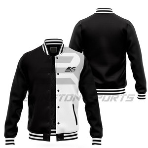 Wholesale College Baseball <b>Jackets</b> Design Windproof Unisex <b>Varsity</b> <b>Jackets</b> | Latest Design Long Sleeve <b>Plain</b> <b>Varsity</b> <b>Jacket</b> - Product Image 3