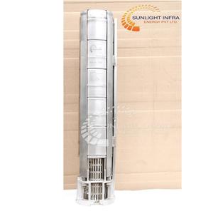 Bomba Sumergible Solar de Alta Eficiencia y Alta Presión de 10 HP y 160V CA para Riego Agrícola y Elevación de Agua en Pozos Profundos - Product Image 1