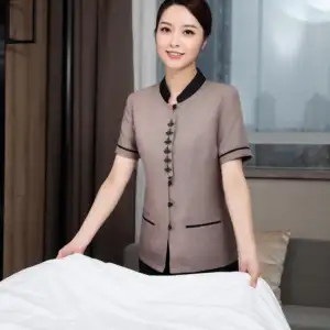 Summer Female Hotel Room Cleaning Clothes Hotel women's cleaning cleaners uniform prices