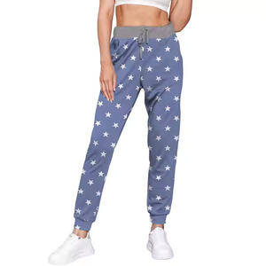 Pantalon de sport décontracté en coton avec imprimé personnalisé pour femmes, pantalon de jogging respirant avec design sublimé - Product Image 1