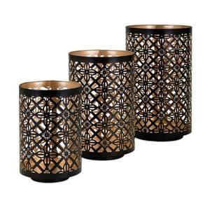 Soporte de vela de Metal de alta calidad más vendido, decoración de iluminación votiva para mesa de boda, hogar, oficina, linternas de cristal, tarros de velas - Product Image 5