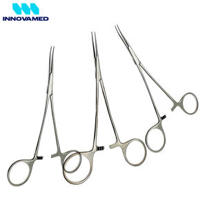 INNOVAMED-Pinza de bloqueo de pinza Kelly, pinza hemostática quirúrgica curvada recta, 14cm - Product Image 6