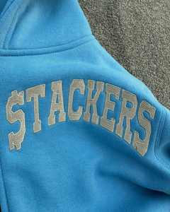 Top Selling Men's Hoodies with New Design Oversized <b>Fit</b> Full Zipper Made in Pakistan Low MOQ Wholesale Distress Embroidery - Product Image 2