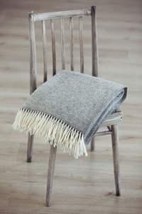 Avior 100% Organic Soft Cotton Herringbone <b>Blanket</b> Best-In-Class Solid Woven Throws From India Dot Striped Motifs <b>for</b> Airplanes - Product Image 2