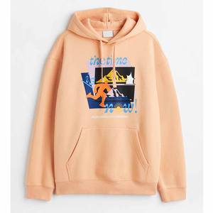 Sudaderas con capucha GSM 550, Sudadera con cuello redondo de Color personalizado, Sudadera con capucha con estampado de etiqueta de cuello personalizado para hombre - Product Image 6