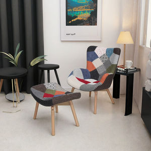 Mobilier moderne <span class=keywords><strong>Fauteuil</strong></span> de salon <span class=keywords><strong>Fauteuil</strong></span> simple rembourré en <span class=keywords><strong>patchwork</strong></span> relaxant <span class=keywords><strong>Fauteuil</strong></span> de détente - Product Image 4
