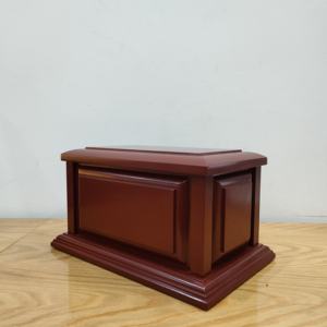 Venta caliente Urna de cremación de madera para cenizas Diseño simple y elegante Estilo de EE. UU. En stock Ventas al por mayor de Vietnam - Product Image 2