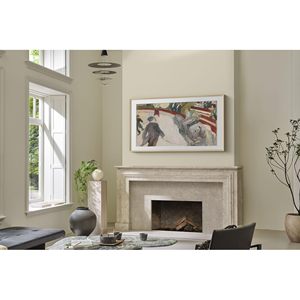 85 Inch QLED AI Smart TV with Modern Slim Picture Frame Design 4K <b>Display</b> Screen Single Contion <b>Cable</b> - Product Image 4